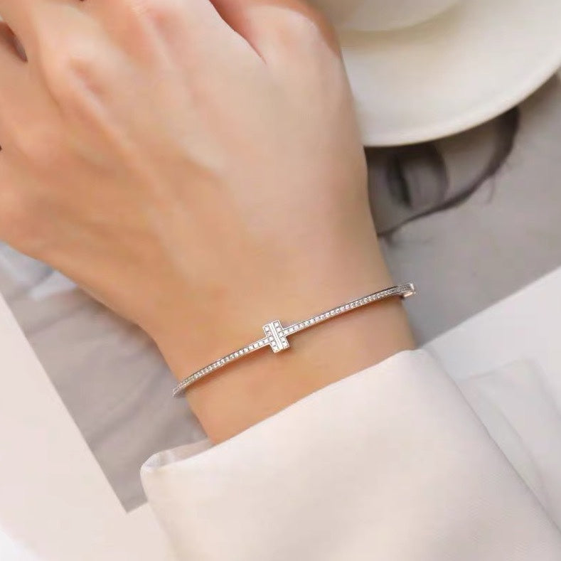 18K Tiffany Diamonds Bracelet